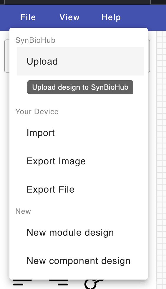 Uploading to SynBioHub