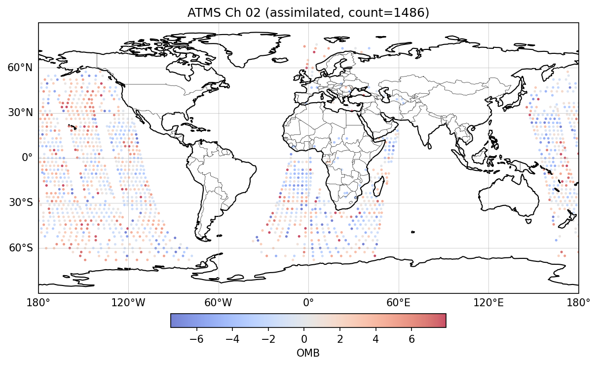 https://raw.githubusercontent.com/wiki/NOAA-EPIC/CADRE-DA-training/day3_atms_thinning/obs-diag/scatter_maps/atms_ch02_omb_map.png