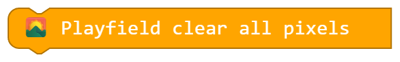 Playfield clear all pixels