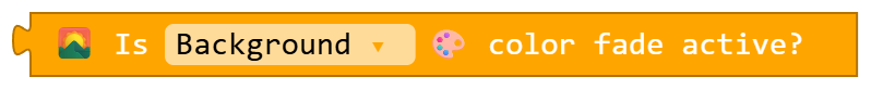 Is Background color fade active?
