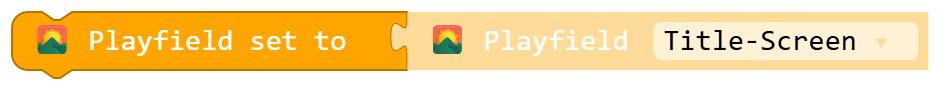Playfield set to ( Playfield Title-Screen)