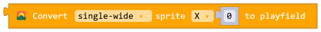 Convert single-wide sprite X 0 to playfield
