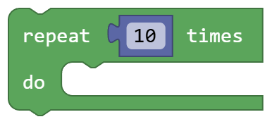 repeat 10 times do ?