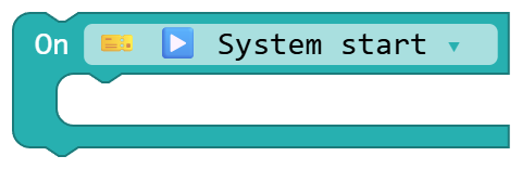 On ▶ System start ?