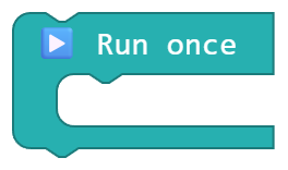 ▶ Run once ?