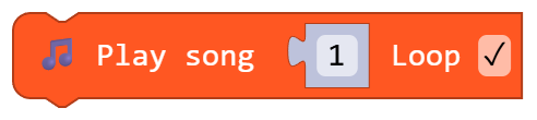 Play song 1 Loop true