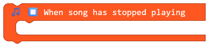 ⏹ When song has stopped playing ?