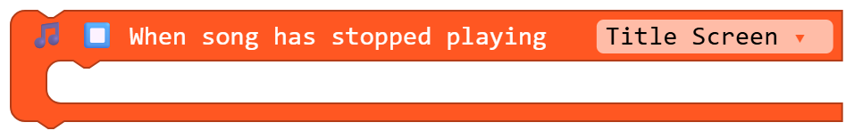 ⏹ When song has stopped playing Title Screen ?