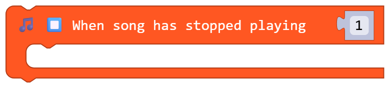 ⏹ When song has stopped playing 1 ?