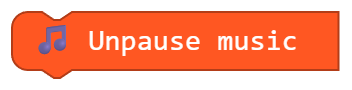 Unpause music