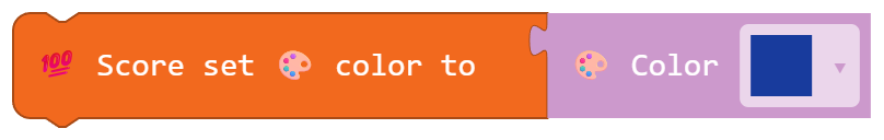 Score set color to ( Color )