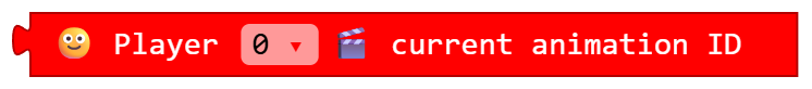 Player 0 current animation ID