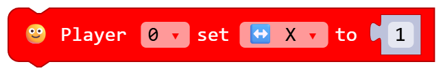 Player 0 set ↔ X to 1 true loop