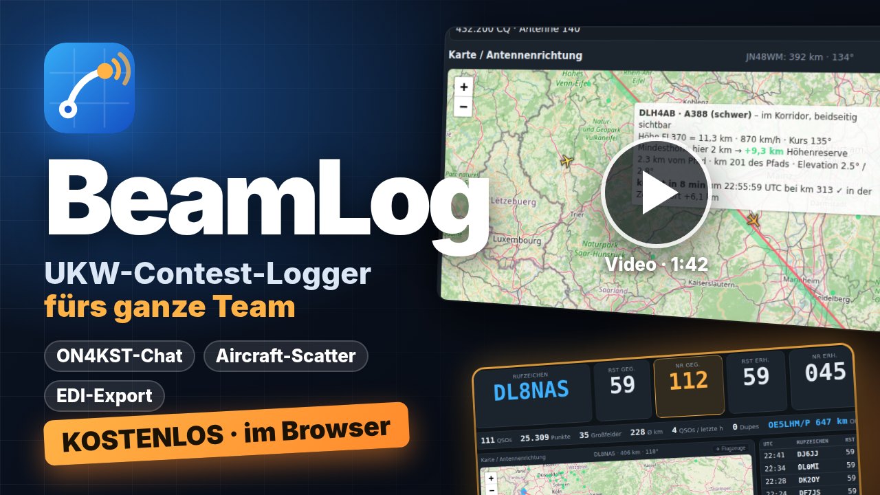 BeamLog in 1:42 Minuten – Video auf YouTube ansehen