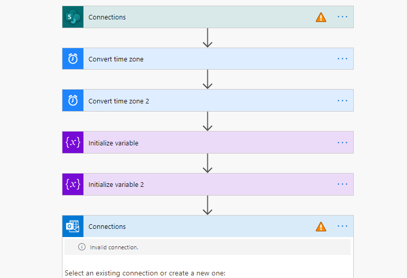 Import BARCalendarReservation Power Automate