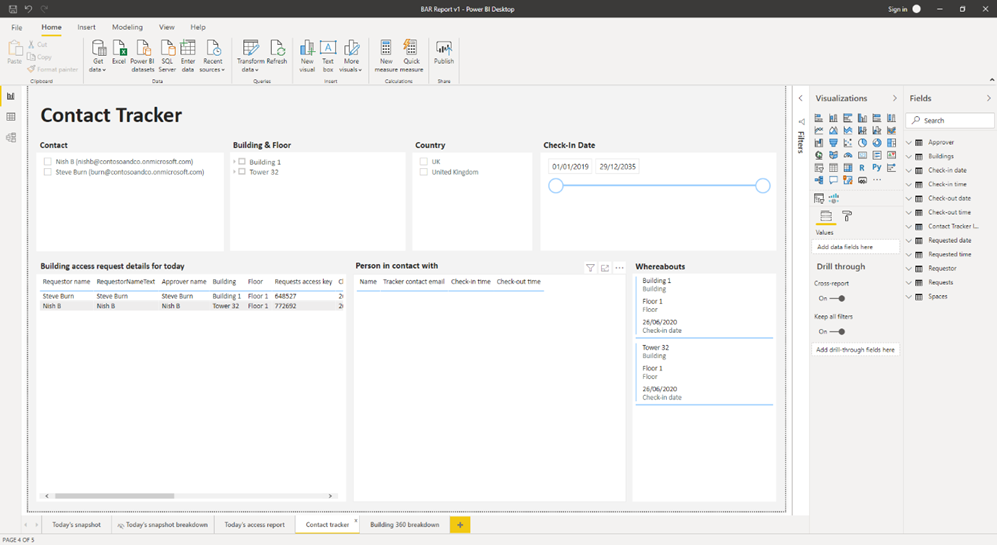 Building access PowerBI 