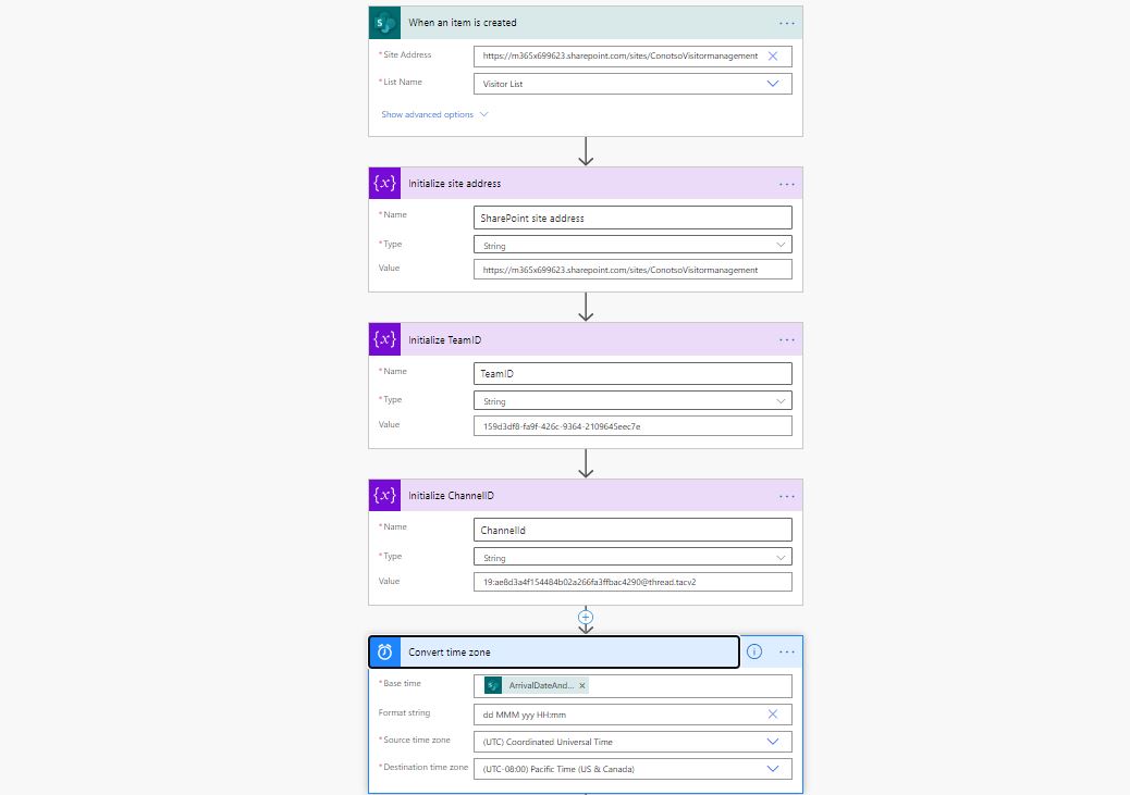 Configure Power Automate