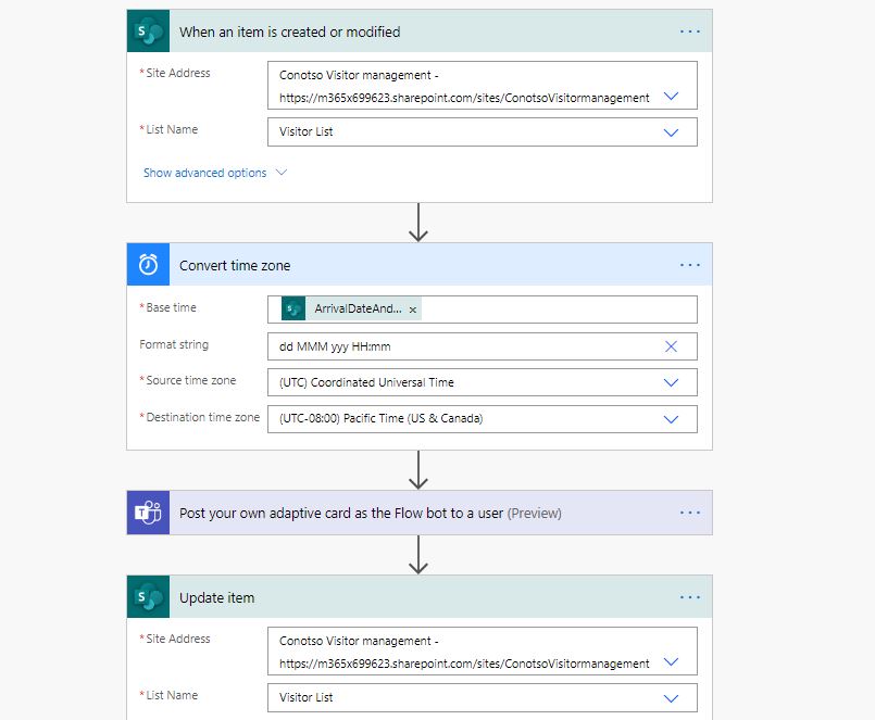 Configure Power Automate