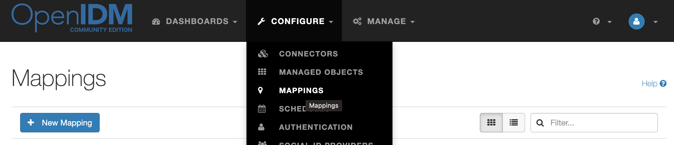 OpenIDM Mappings