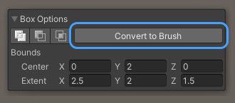 Convert to brush