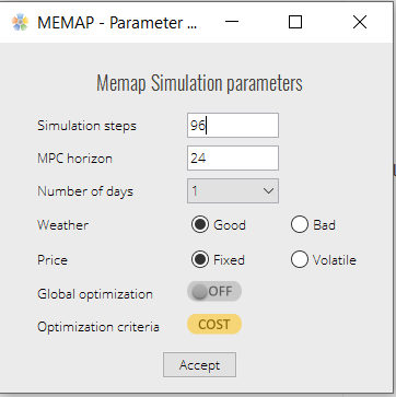 MEMAP Planning Tool