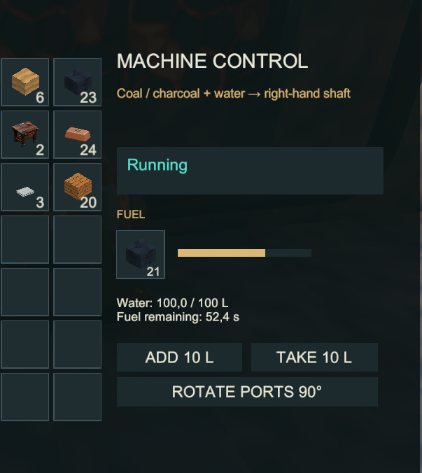 Boiler control panel showing Running, fuel and water despite the missing alternator