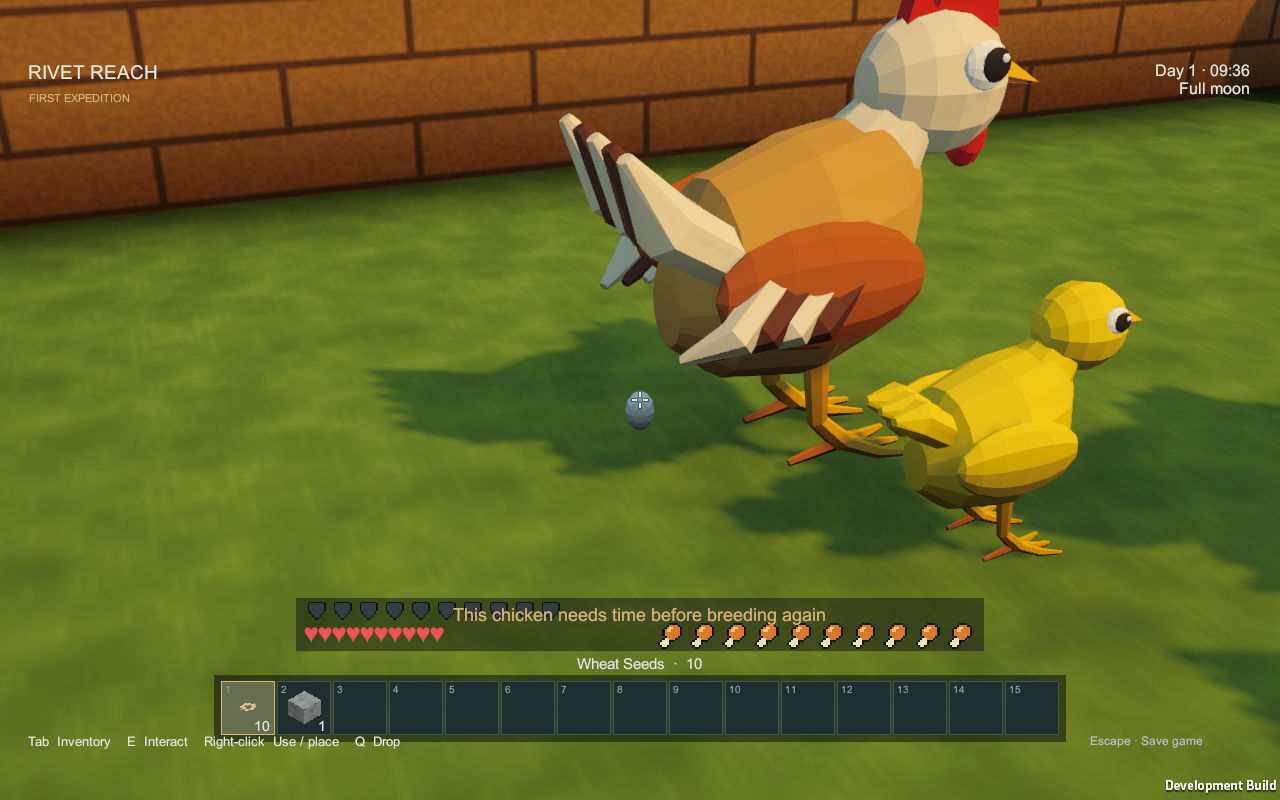 An adult has laid a collectible Egg