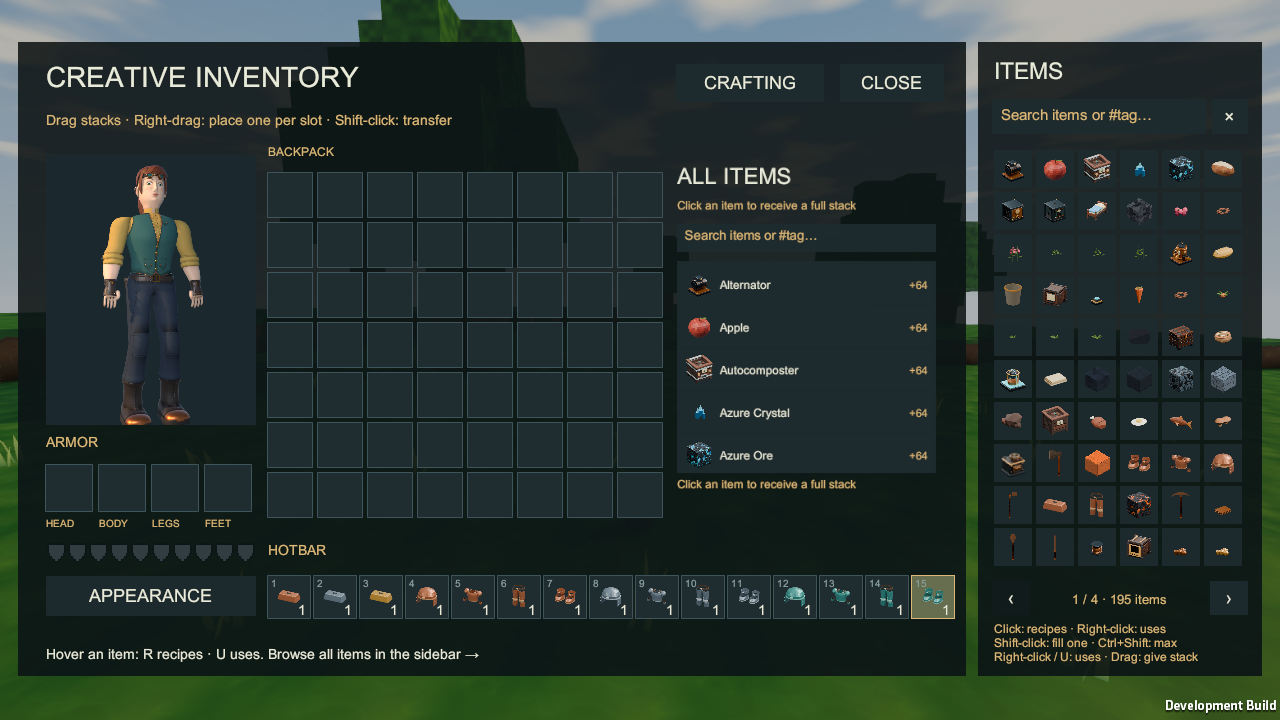 Inventory portrait of the Verdigris / Ochre explorer