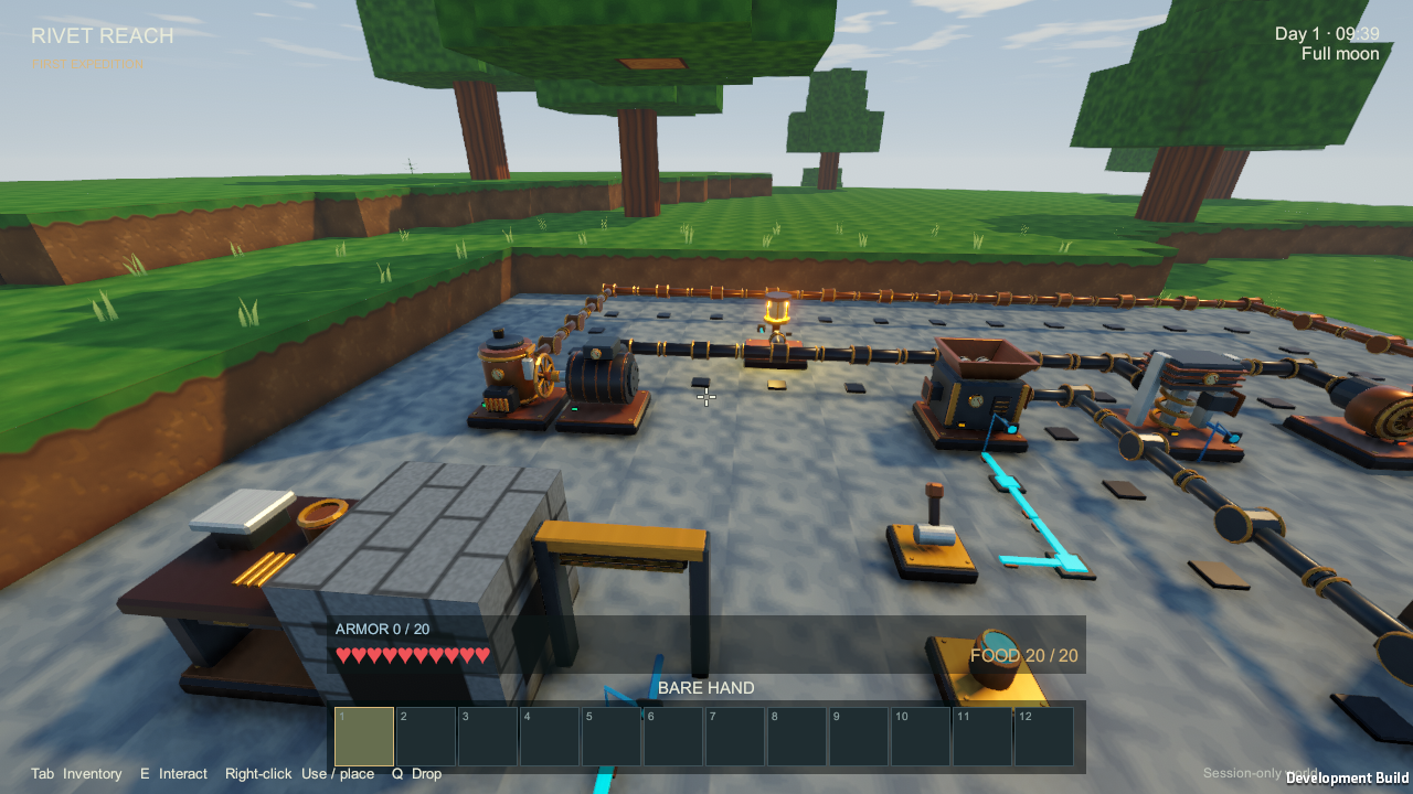 Boiler, Alternator and Crusher in-game