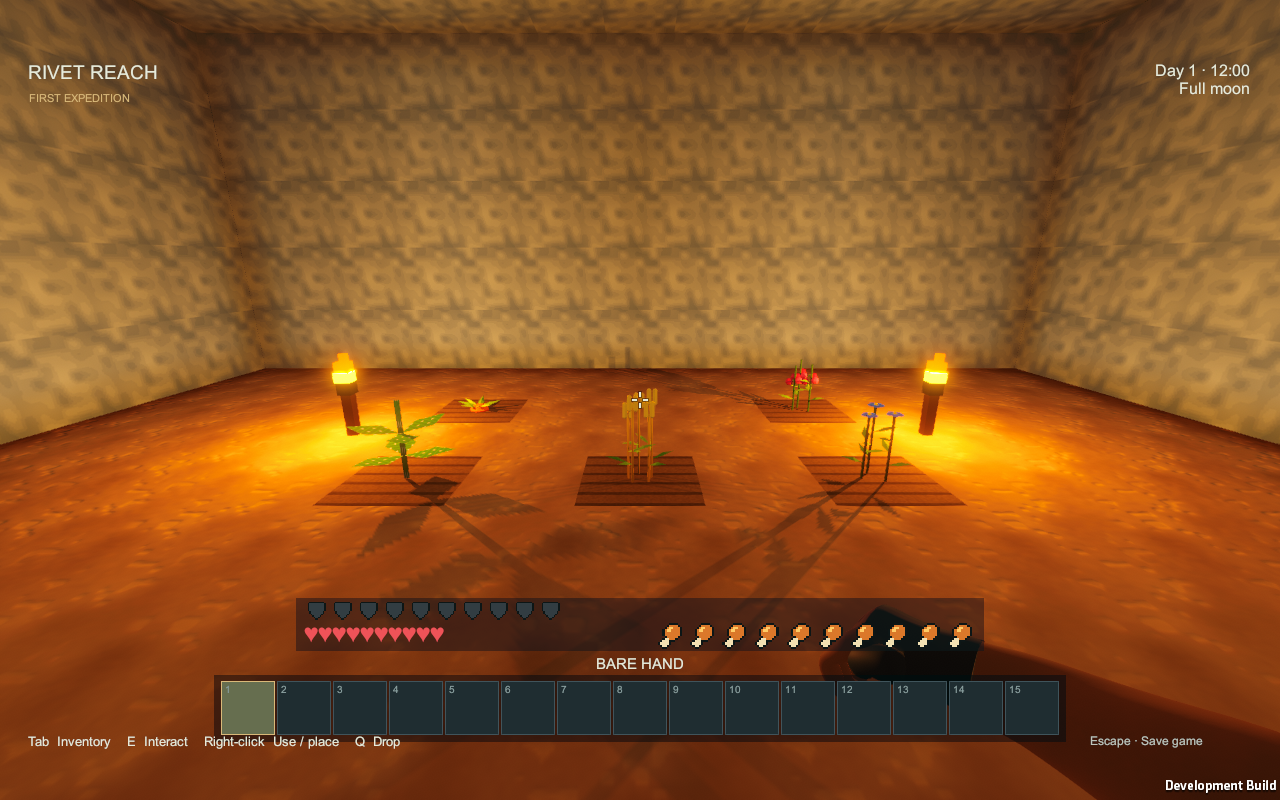 The same underground farm reaches maturity