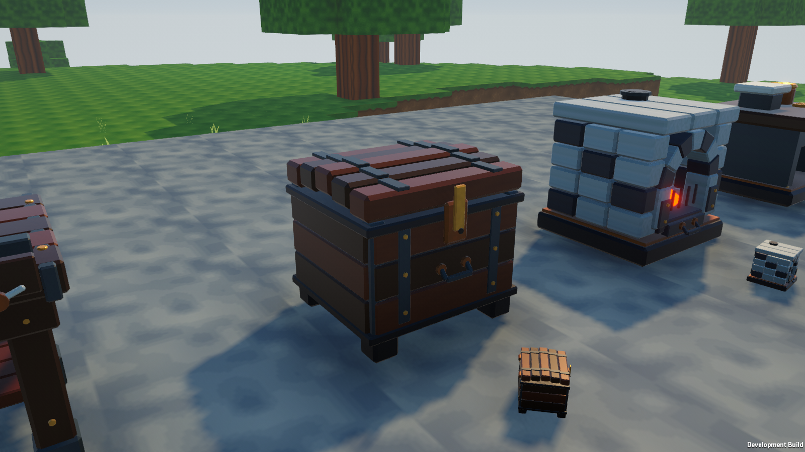 Placed chest in the game