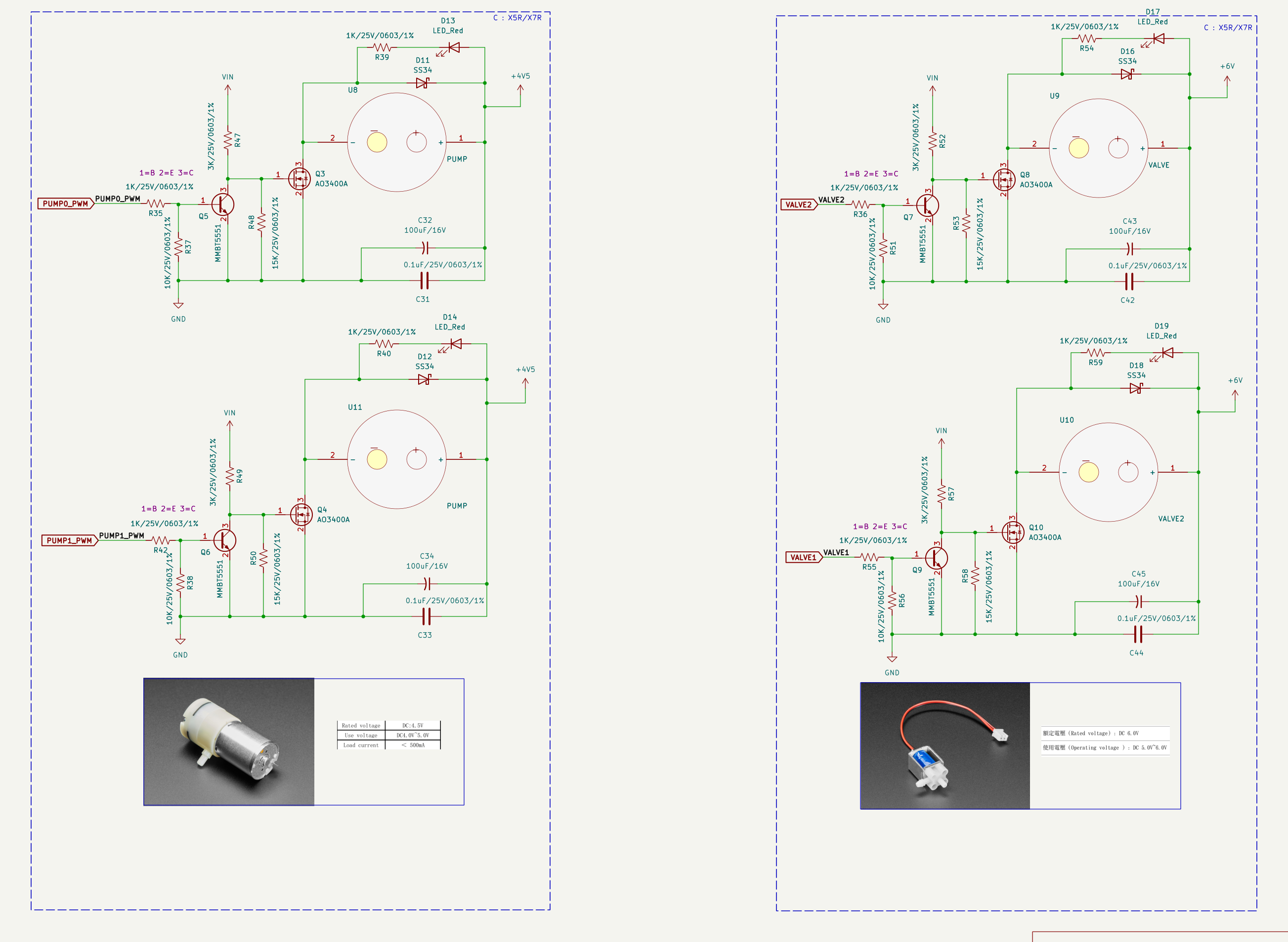 RheoBoard v1 pumps and valves