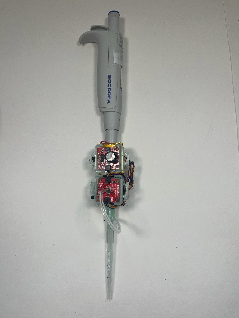 Current RheoPipette on a Socorex pipette