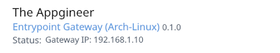 Gateway status