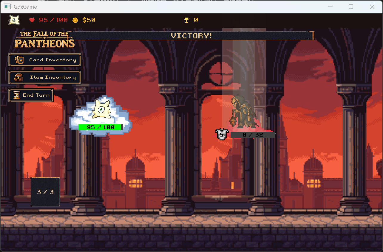 Current Votive Attendant at 0 HP during the release animation, before the completion page.