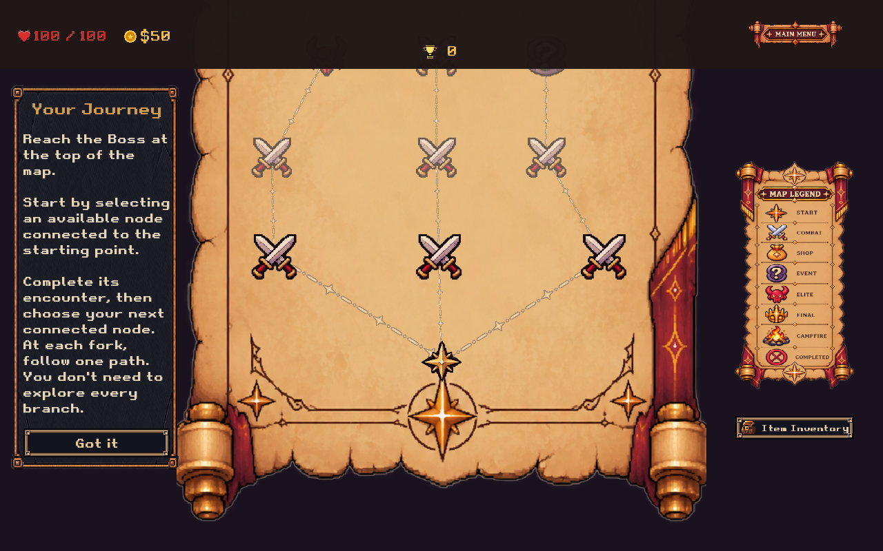 Expanded Your Journey panel using Inventory styling