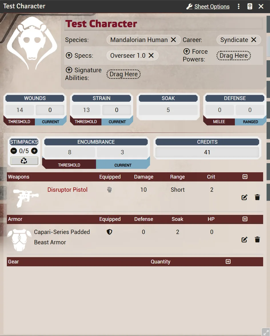 A weapon's ammo counter