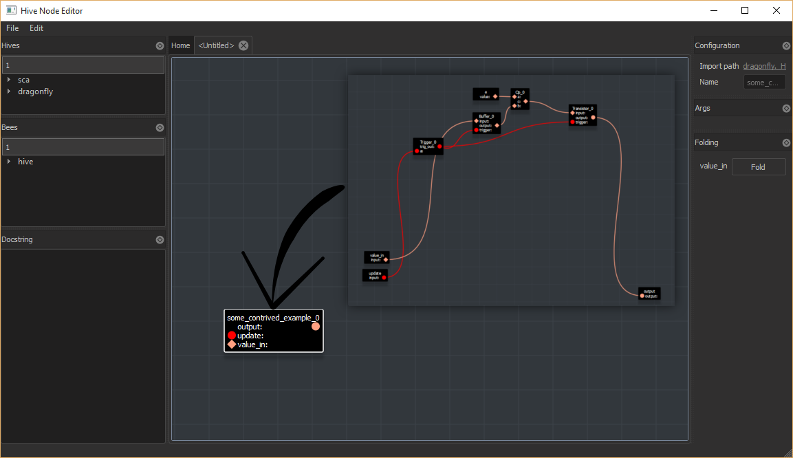 Node editor