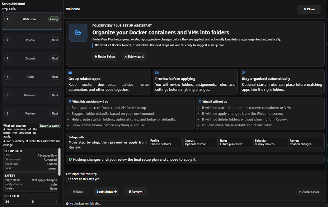 FolderView Plus Setup Assistant