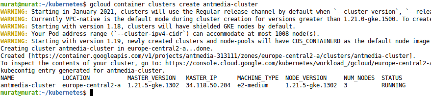How To Install Ant Media Server On GKE Ant media Ant Media Server Wiki