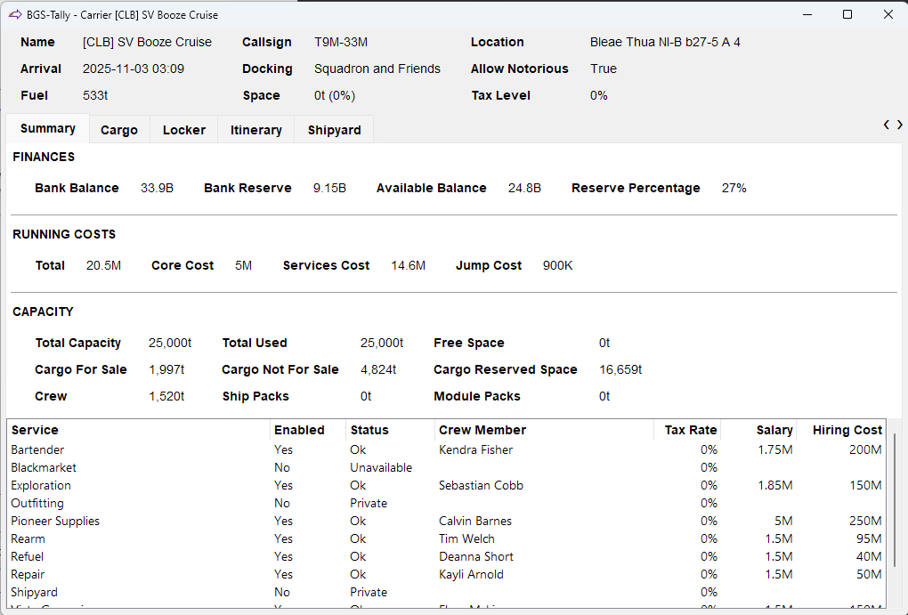 alt=Fleet Carrier Summary