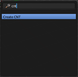 Search for Blender-CNT addon