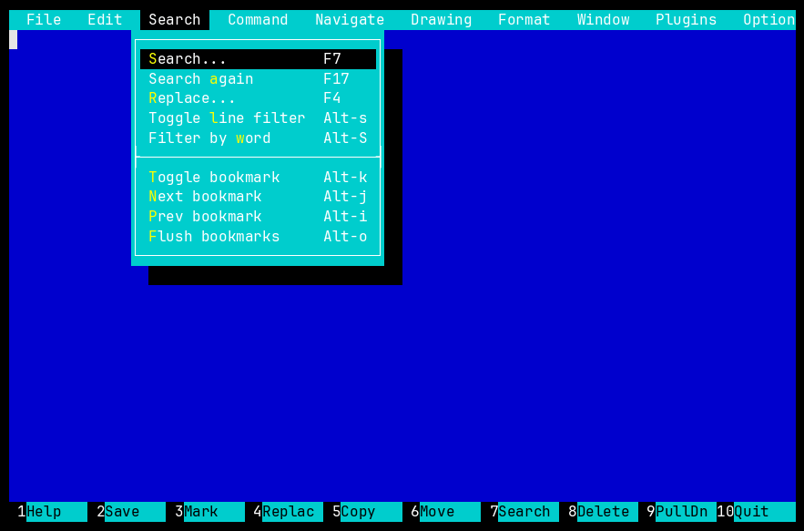Drawing a table in mcedit with the draw-table script