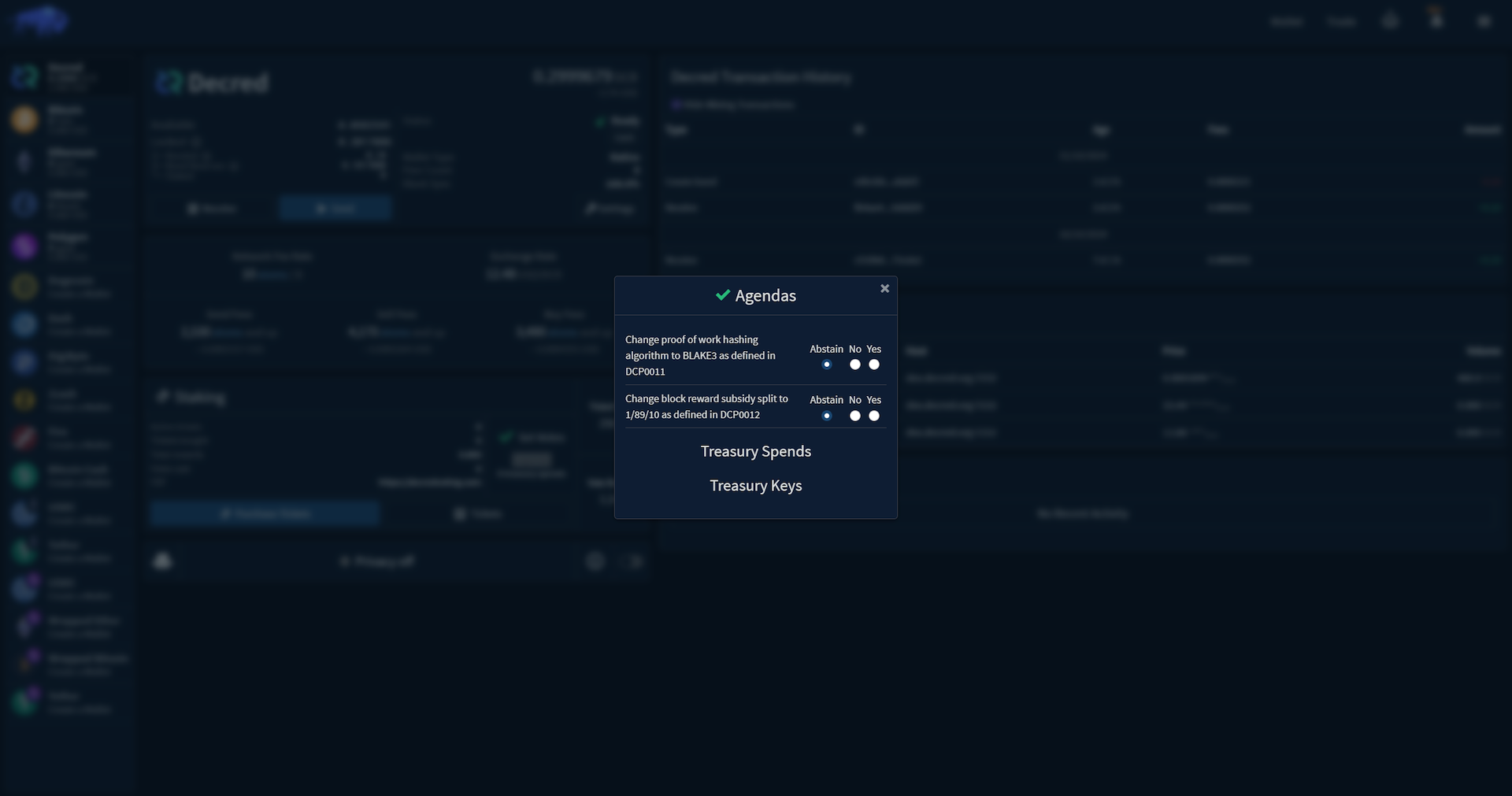 read more about decred s governance in the decred documentation