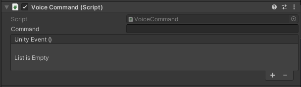 Voice Command script