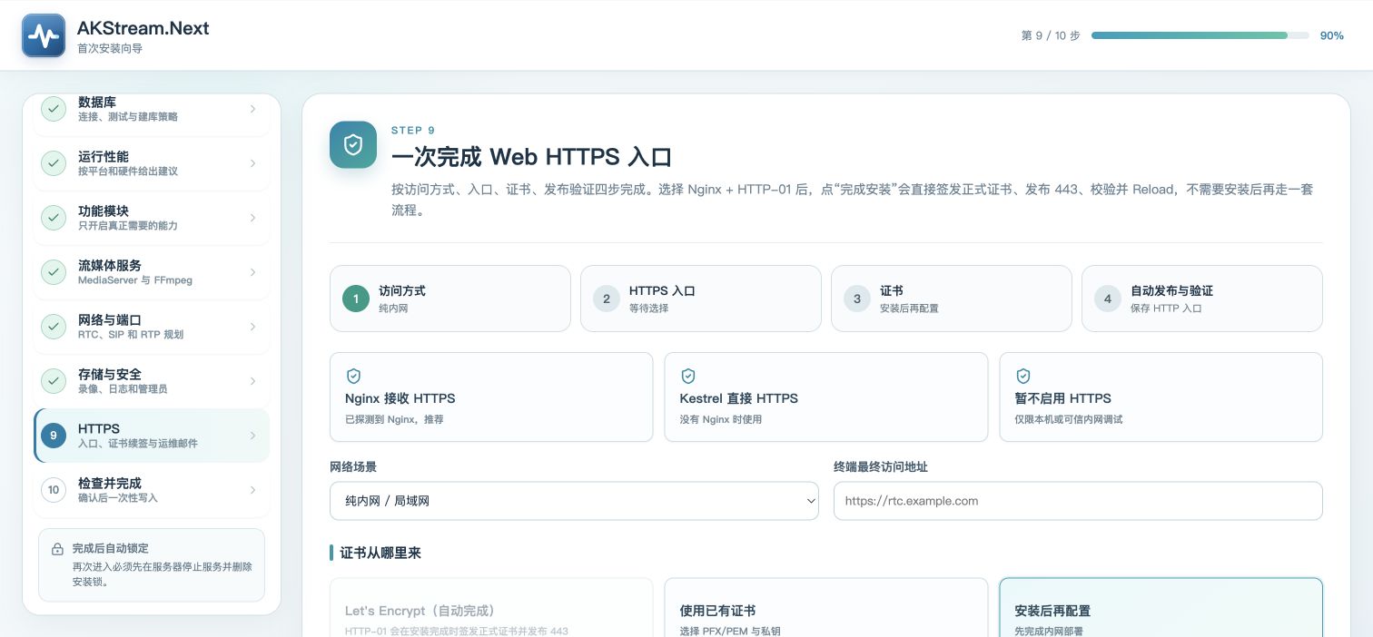 真实第 9 步上半部分：访问场景和 HTTPS 入口