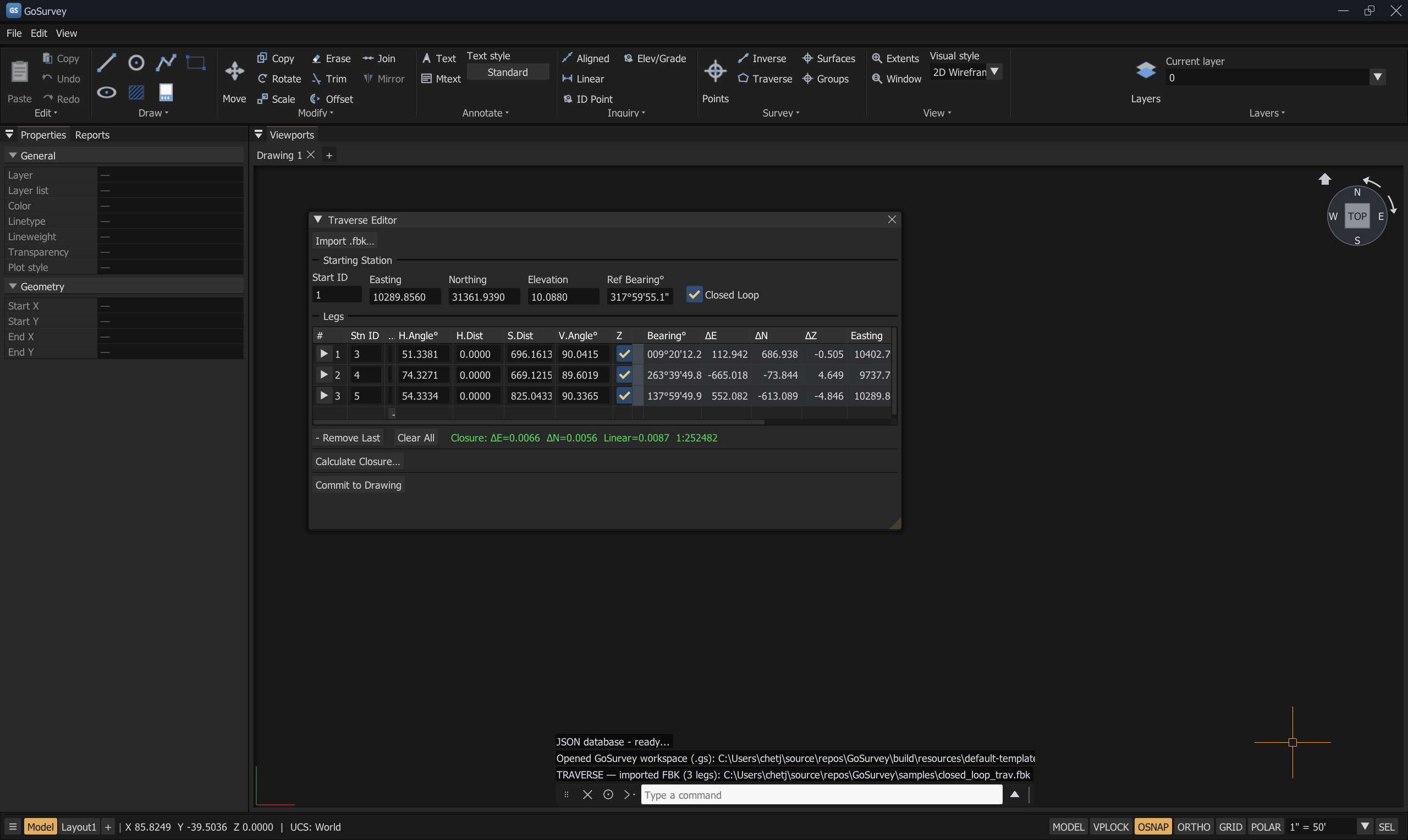 Traverse Editor