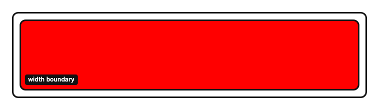 At 756px the mobile tier resolves red
