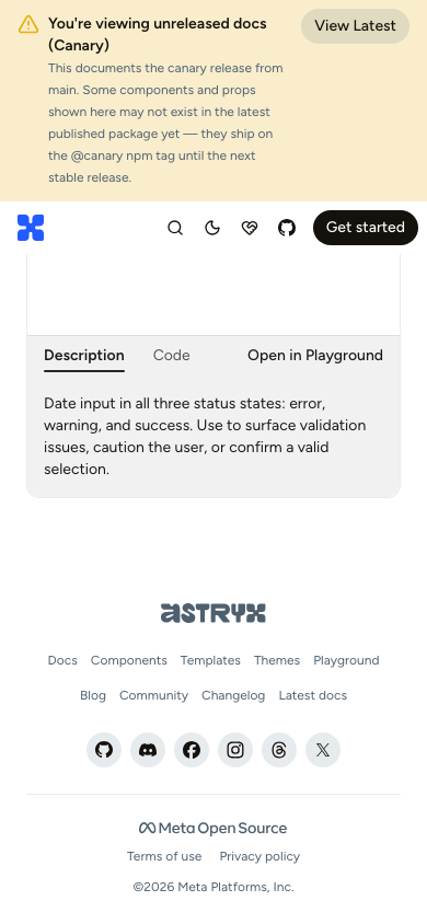 mobile footer after