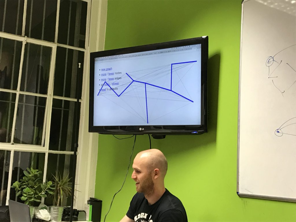 Dmitry Kandalov shows off Chris Patuzzo's Javascript implementation of the algorithm